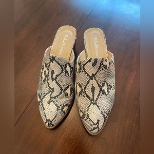 CL by Laundry Snake Print Catherin Mule